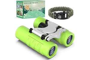 Fernglas für Kinder ab 3-10 Jahre Junge Mädchen, Bakoherp 8x21 Vergrößerung Fernglas Kinder Geschenke, Fernglas Outdoor Spielzeug für Erkundungen, Vogelbeobachtung,Reisen(Grün)