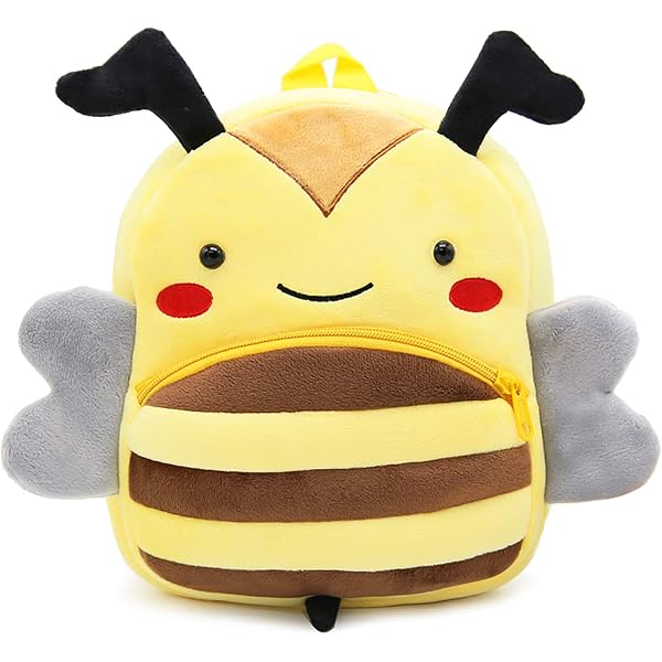 SQUALO Zaino 3D In Peluche Per Bambini – Forma Di Squalo, Leggero, Con Spallacci Regolabili, Per Asilo E Scuola - 6