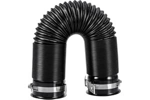 CarBole Uniwersalny wąż wlotowy powietrza do samochodu 76 mm, elastyczna rura indukcyjna do samochodu, rura wlotowa powietrza do 1 metra
