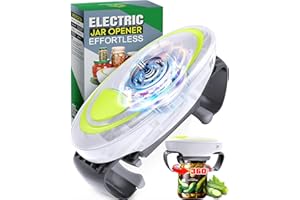 ÖRrnvte Ouvre-boîte électrique pour les mains faibles, les personnes âgées souffrant d'arthrite, ouvre-boîte automatique solide et facile à une touche, idéal pour les cuisiniers et les personnes