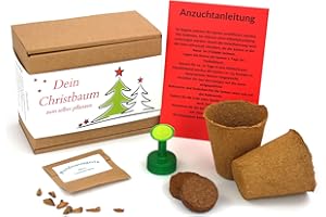 ANISTA-INDUSTRIES ANISTA Weihnachtsbaum Anzuchtset witziges Wichtelgeschenk Nikolausgeschenk