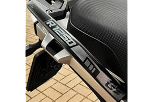 Resin Bike Aufkleber für Motorrad Kompatibel mit BMW R 1250 GS Triple Black 2021. Griffschutz für den Beifahrer vor Stößen und Kratzern. 3D-Harzklebstoff – Stickers - Made in Italy