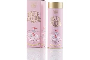TWG Tea | Haute Couture Tea | Tè Nero | Caramello e Rosa | Latta Haute Couture, 100 G | Set Regalo