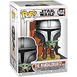 Funko Pop! Star Wars: The Mandalorian - Mando Flying With Jet Pack - Figura in Vinile da Collezione - Idea Regalo - Merchandi