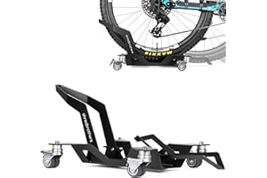 SHREDBROTHERS Fahrradständer E-Bike rollbar Abstellständer Ständer Stabiler Bodenparker MTB Ständer für 26 - 29" Reifen Fahrradständer Garage