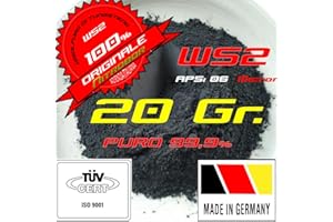 Nitrobor Disolfuro di Tungsteno WS2 20 Gr. Antiattrito, Trattamento Olio Motore, Puro, Senza Contaminanti Trattamento Motore Permanente
