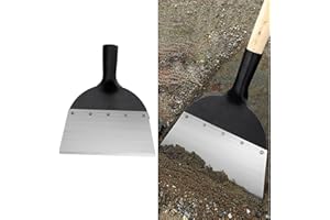 SPEPROECO Multi-Functional Garden Shovel,(No Handle) Outdoor Cleaning Shovel,Carbon Steel Farm Weeding Shovel Flat Shovel Ice Shovel,Outdoor Weeding Planting Shovel Tool