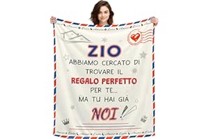 ACAROMAY Regali per Zio da Nipoti Divertente Zio Regalo Coperta Plaid per Zio Compleanno Natale Ringraziamento Idee Ufficio Coperta Divano Coperta Singolo Coperta per Russare (ZIO-b)