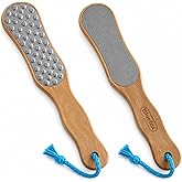 Bluefox Double Sided Foot Rasp &ndash; Stainless Steel Callus and Heel Crack Rasp, Ergonomic Handle, Suitable for Wet/Dry Use