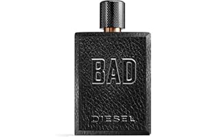 DIESEL Bad - Eau De Toilette Homme - Boisé - Accord Tabac, Caviar & Bergamote - Tenue Longue Durée - Spray Vaporisateur