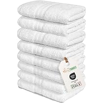 Great Bay Home Asciugamani Bagno Rame 4 Pezzi 137x68 Cm - 100% Cotone A Doppio Strato