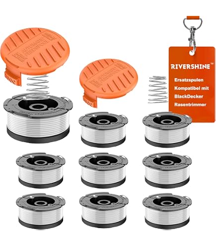 Bouchon De Bobine Pour Débroussailleuse Black & Decker - Compatible BESTA525, GL430, ST1823 Et Autres