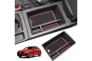 SKTU A udi Q3 F3 2019-2023 2024 Vassoio del Bracciolo, Scatola di Immagazzinaggio per Vano del Bracciolo, Organizer per Console Centrale