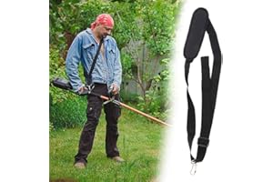 Yikko Robusta tracolla in nylon per decespugliatore e trimmer, semplice tracolla con chiusura rapida, con gancio per il trasporto (Style_2)