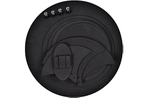Drum Mute Head Set, 10-teiliges Becken-Schalldämpfer, Drum Mute Pads, Schlagzeug-Übungs-Schalldämpfer-Pads, Pack aus Gummischaum, Bassdrums, Leises Spielen mit Kostenlosen 4