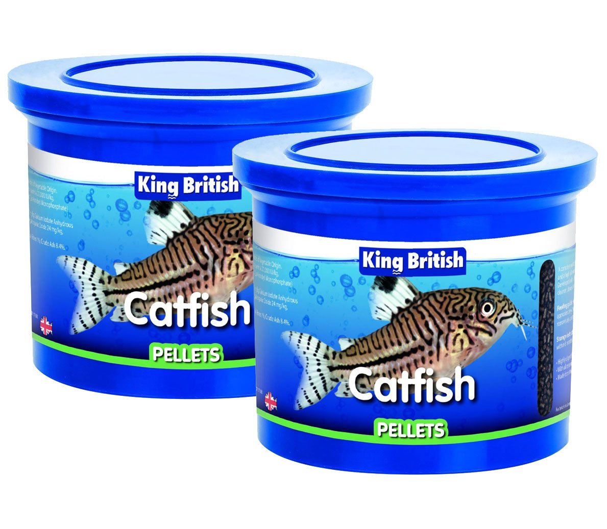 King British Catfish Pellet Food 600g (Bulk deal of 2) 1200g