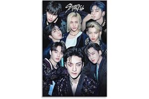 HAPPOW Locandina decorativa per bambini coreani Kpop, poster decorativo su tela, decorazione da parete per casa, camera da letto, poster, 50 x 75 cm