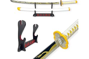 FÉENOMENN FEENOMENN Demon Slayer : Kimetsu No Yaiba - Katana Replica Hoja de Madera - ZENITSU AGATSUMA