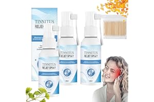 K.KIECHEL Tinnpro Tinnitus Relief Spray,Anti Cochlear Blockage Removal Spray, Tinnitus Relief for Ringing Ears,Tinnitus Relief Spray,Easily Relieve Ear Discomforts (3pcs)