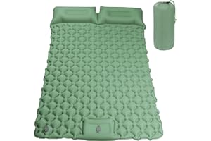 CAIXINYI Matelas Camping Gonflable, Matelas Gonflable 2 Personnes Ultraléger, Tapis de Sol Camping, Matelas autogonflant 2 Personnes pour Voyage, Plage, la Randonnée
