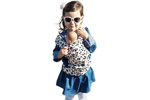 manduca Doll Carrier – Adecuado para niños pequeños a partir de 18 meses – Accesorios para muñecas – Pañuelo portamuñecas de algodón orgánico para muñecas y peluches, Leo