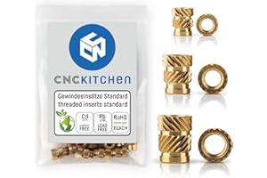 CNC Kitchen, inserto filettato originale per stampa in 3D, set standard da 200 pezzi