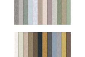 MERWDEEYT Scrapbook Papier Buntes Scrapbook Bastelpapier mit Muster, Doppelseitiges Decoupage Papiere Motivpapier, 24 Blatt Scrapbooking Papier Dekorpapier (D, 30,5x30,5 cm/12x12 inch)