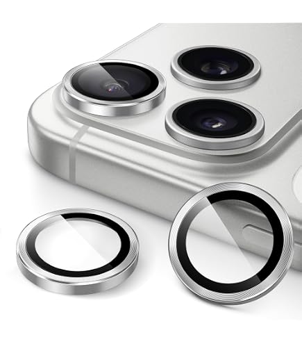 Protecteur D'objectif Caméra Pour IPhone 17 Pro / Pro Max - Verre Trempé 9H, Anneau Métal, HD Transparent - Installation Facile, Compatible Avec La Plupart Des Coques