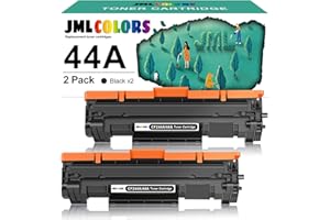 JMLCOLORS CF244A Toner Cartridges Compatible with HP CF244A 44A for HP Laserjet MFP M28w M28a M28, HP Laserjet Pro M15w M15a M15（Black, 2-Pack