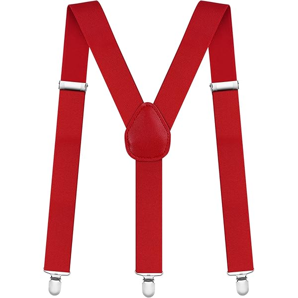 Heren Suspenders 1 Inch Elastische Verstelbare Y-Back Clip-on Heren Suspenders 1 Inch Elastische Verstelbare Y-Back Clip-on