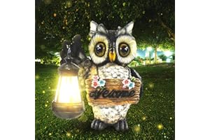 HIAME Décoration de jardin - Figurines solaires - Éléphant - Canard - Statue d'animaux - Décoration pour jardin - Sculpture lumineuse solaire - Sculpture en résine - Statues d'animaux avec lumière