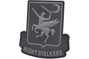 2AFTER1 Blackout 160th SOAR Night Stalkers Airborne Regiment Operation Red Wings PVC Rubber 3D Fastener Patch
