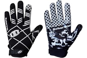 Seibertron PRO 3.0 Elite Ultra-Stick Sports Receiver Gloves/Guanti da Football Americano PRO Ricevitore Gioventù e Adulti