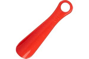 biped Schuhanzieher Kunststoff - 18 cm Schuhlöffel - deutsche Herstellung z2798(rot)