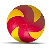 Hsport Voleybol Topu Yarı Profesyonel Orta Sert Kaymaz Tırtıklı Dayanıklı No:5 Ma&ccedil; ve Antrenman Topu (Pompa Hediyeli)