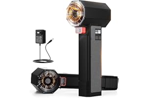 PERFORMANCE GURU soffiatore d'aria per auto,1600 G di spinta e vento a 220 MPH, 4 Velocità Regolabili con luce LED - soffiatore elettrico per auto, soffiatore per foglie e Pulizia Foglie