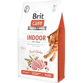 Brit Care indoor Anti, Ev İ&ccedil;inde Yaşayan Stresli Kediler İ&ccedil;in, Tahılsız, Hipoalerjenik, Taze Tavuk Etli Kuru Mama, 2 kg