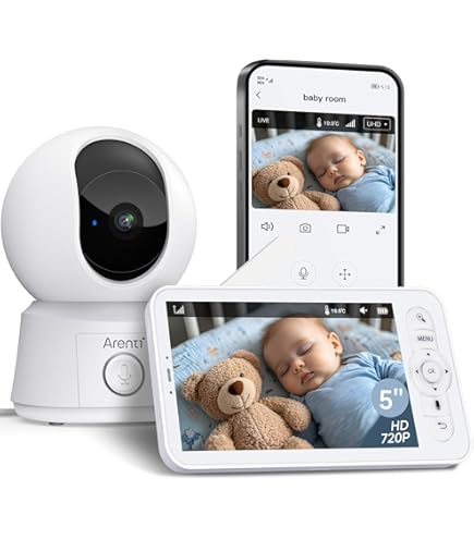 Zevio XL Elite Babyfoon Met Camera En Groot 7 Inch HD Baby Monitor Met Slimme Functies Uitbreidbaar Baby Camera Inclusief Flexibele Houder
