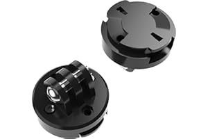 Support KOM Cycling Top Compatible avec Les adaptateurs GoPro Qui convertissent Les Supports de vélo Garmin Edge ou Les Supports de vélo Wahoo - idéal pour Le Montage de caméras et de lumières.