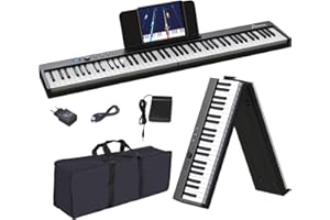 OYAYO Piano Digital de 88 Teclas, Piano Soporte MIDI, Teclas de Medio Ponderado, Teclado Piano con Bluetooth, Bolsa de Piano, Piano Electrónico para Niños, Adultos, Regalo de Cumpleaños