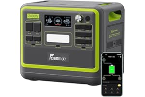 FOSSiBOT - POLSKA F2400 VAT 23%, 2400W 1024Wh Stacja zasilania LiFePO4 UPS Generator słoneczny, 5-letnia gwarancja