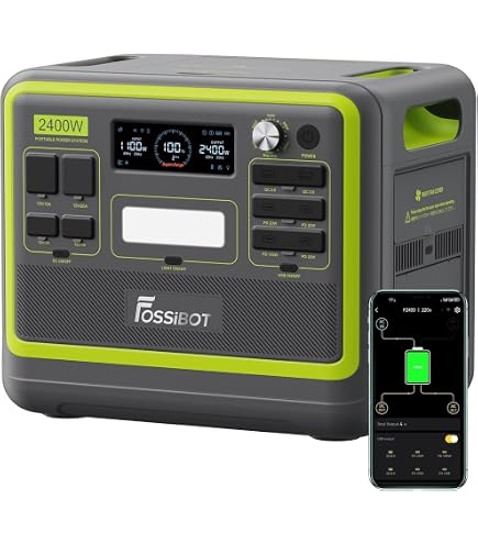 AFERIY Generatore Elettrico Portatile 2400 W, Batteria Nomade