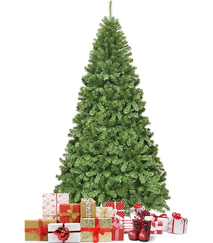HOMCOM Albero Di Natale Artificiale A Matita 1,8m – Innevato, Con Base In Acciaio E 600 Rami – Decorazione Verde Per Casa E Ufficio