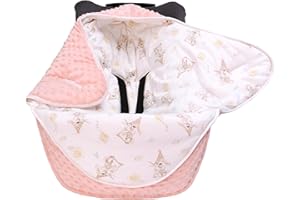 LAT LEE AND TOWN LAT Couverture Enveloppante Hiver Bébé, Universelle Couverture d'emmaillotage pour Siège Auto Pousette Nacelle, 0-12 Mois