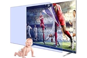KELUNIS Blendschutz TV Displayschutzfolie, Blaulichtfilter Für TV-Bildschirm 32-65 Zoll, Matte Schutzfolie/Antireflexionsrate Bis Zu 90% Augenermüdung Lindern,46"(1017 * 570)