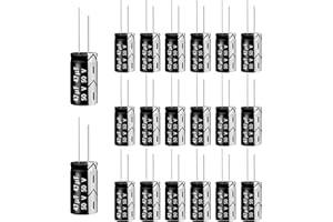 ANGEEK 47μF 50V 6x12mm 50/60HZ Condensatore elettrolitico | Condensatore 47μF 50V,adatto per vari elettrodomestici e alimentatori a commutazione (confezione da 20)