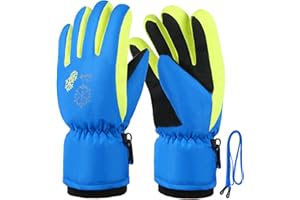 TBoonor Winterhandschuhe für Kinder Handschuhe Warme Skihandschuhe wasserdichte und Winddichte Verdickt Winterzeit Handschuhe Geeignet für Jungen und Mädchen im Outdoor Sport