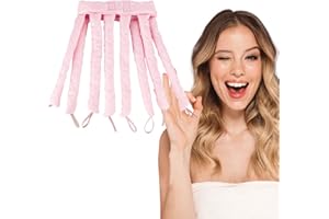 KUJAIS Heatless Curls Band Octopus Nowa lokówka do loków bez wysokiej temperatury, duże loki, lokówki na noc, do stylizacji włosów, DIY, do długich i średnich włosów