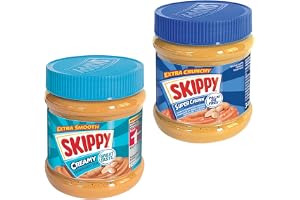 Skippy Peanut Butter Smooth x1 (340 g) & Skippy Super Crunch Peanut Butter x1 (340 g) - 2-pack