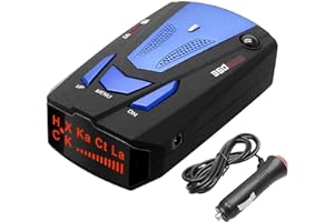 V7 Radar Detector, TOTMOX Car 16 Bands V7 360 Degree GPS Speed Safe Anti Radar Laser Detector Digital Display Voice Alert Detector
